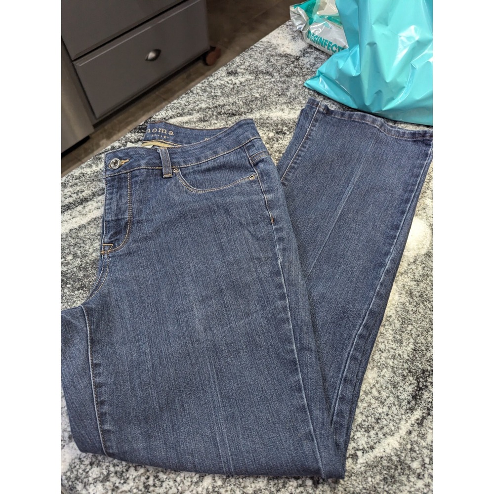 Sonoma Life + Style Jeans Boot Cut Cotton Blend Mid Rise Women's Sz. 10 Short